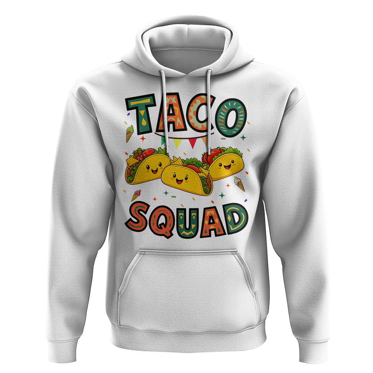Taco Squad Hoodie Funny Mexican Food Lovers Gift - Wonder Print Shop