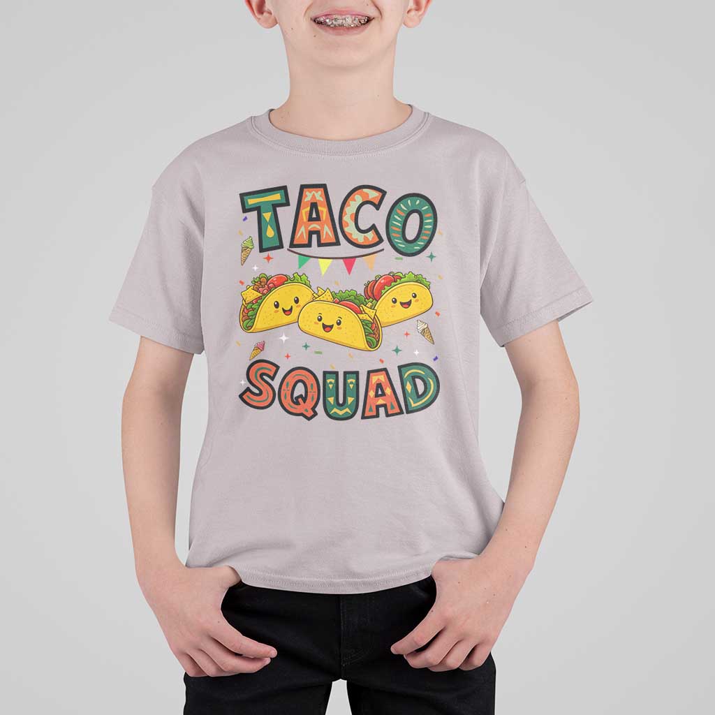 Taco Squad T Shirt For Kid Funny Mexican Food Lovers Gift - Wonder Print Shop