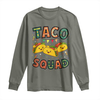 Taco Squad Long Sleeve Shirt Funny Mexican Food Lovers Gift - Wonder Print Shop
