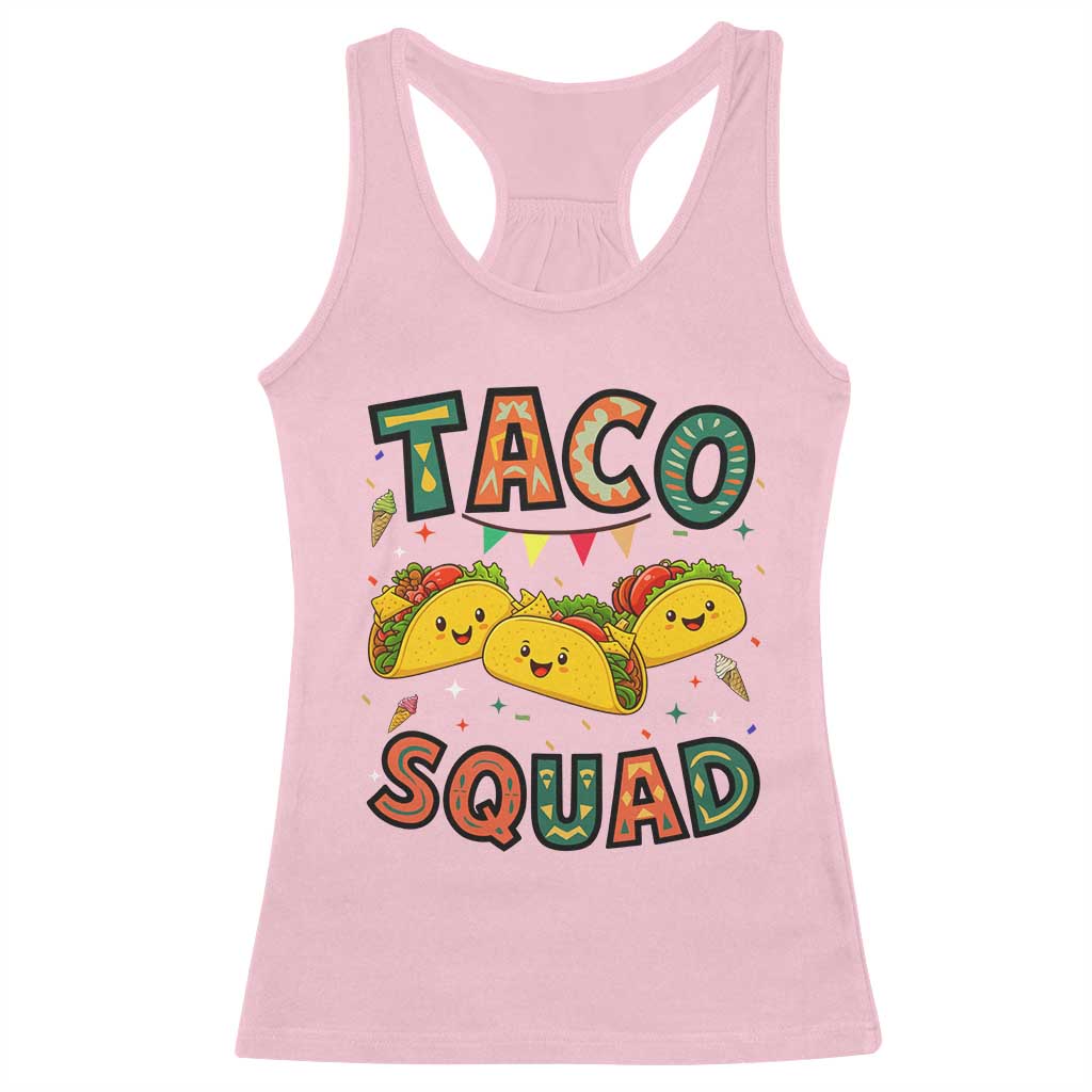 Taco Squad Racerback Tank Top Funny Mexican Food Lovers Gift - Wonder Print Shop