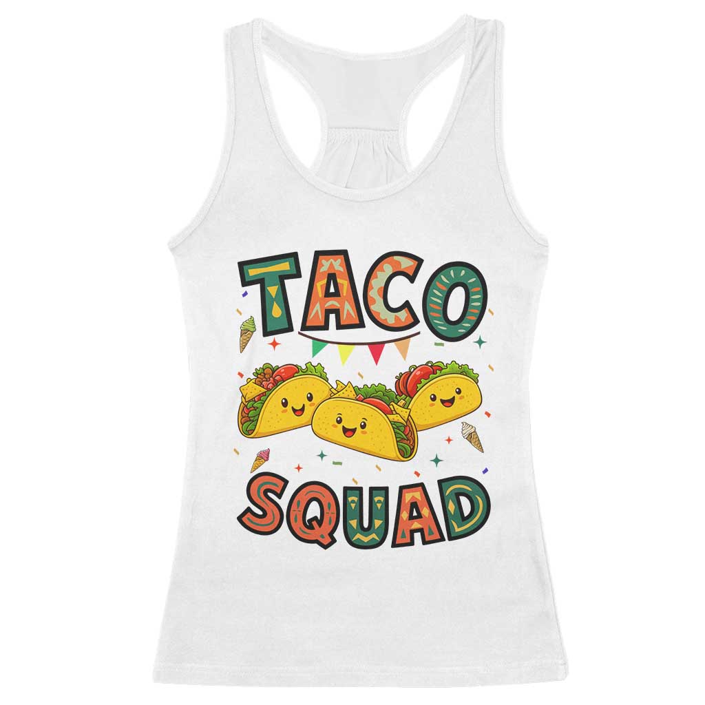 Taco Squad Racerback Tank Top Funny Mexican Food Lovers Gift - Wonder Print Shop