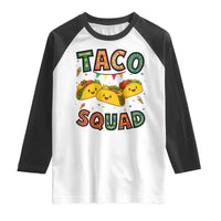 Taco Squad Raglan Shirt Funny Mexican Food Lovers Gift - Wonder Print Shop