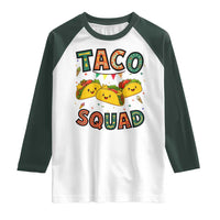 Taco Squad Raglan Shirt Funny Mexican Food Lovers Gift - Wonder Print Shop