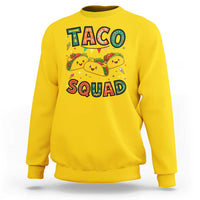 Taco Squad Sweatshirt Funny Mexican Food Lovers Gift - Wonder Print Shop