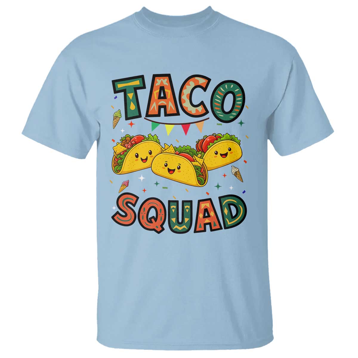 Taco Squad T Shirt Funny Mexican Food Lovers Gift - Wonder Print Shop