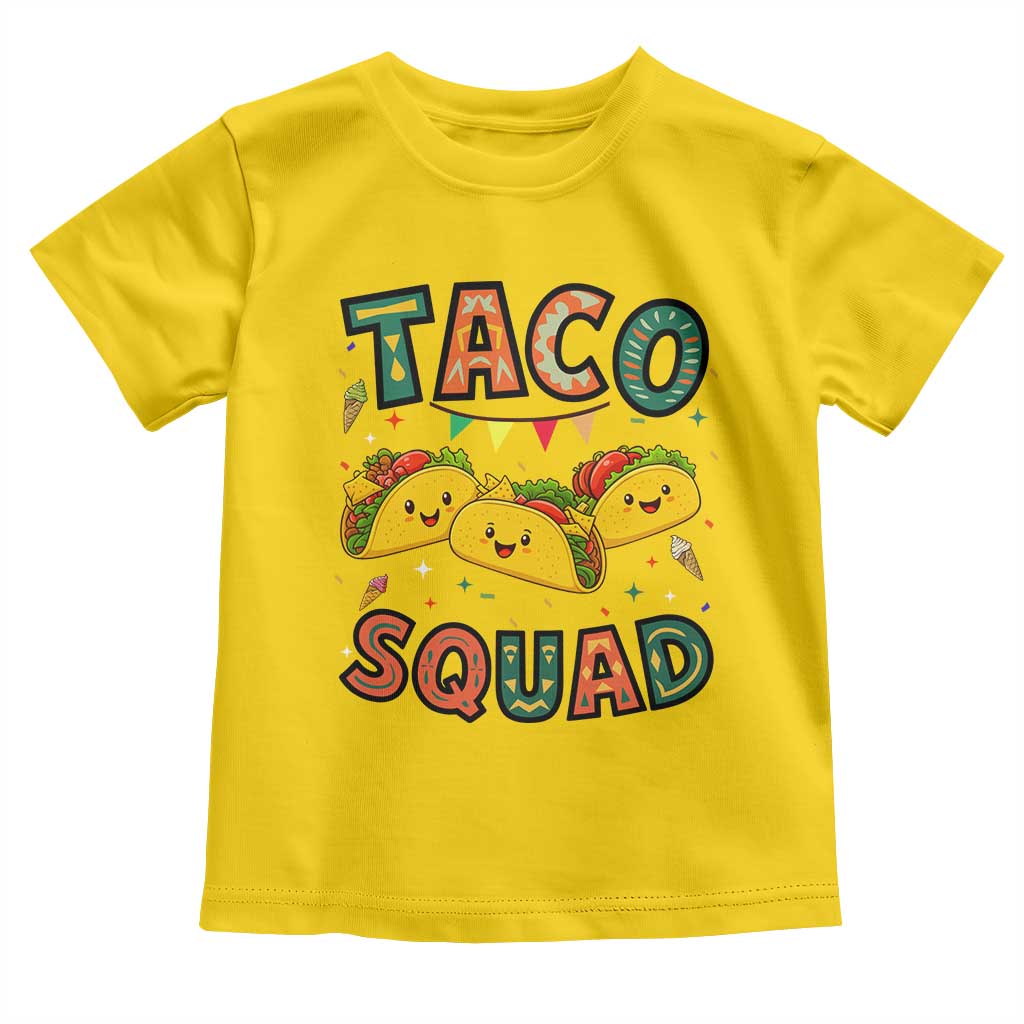 Taco Squad Toddler T Shirt Funny Mexican Food Lovers Gift - Wonder Print Shop