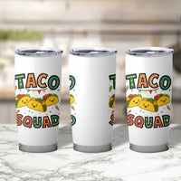 Taco Squad Tumbler Cup Funny Mexican Food Lovers Gift