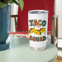 Taco Squad Tumbler Cup Funny Mexican Food Lovers Gift