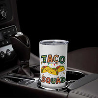 Taco Squad Tumbler Cup Funny Mexican Food Lovers Gift