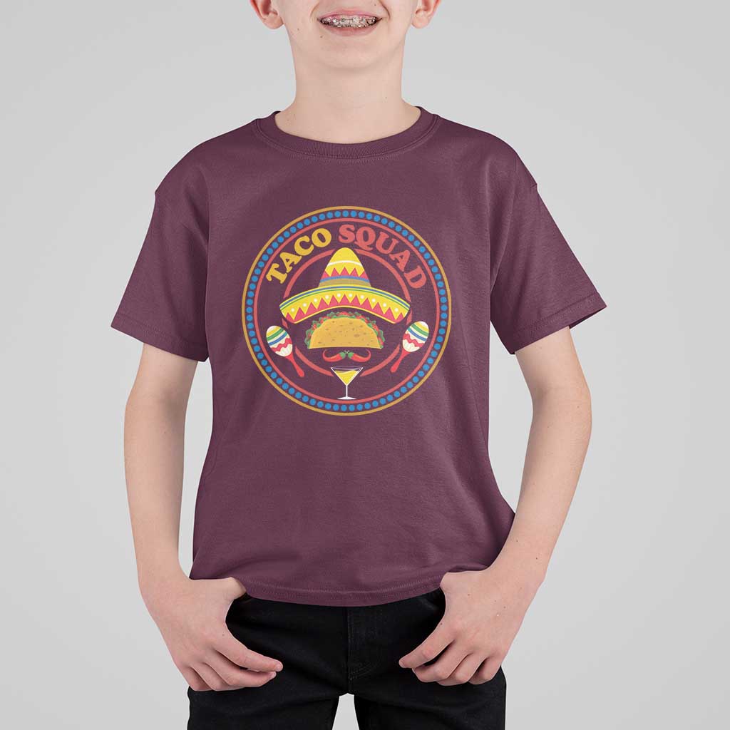Taco Squad T Shirt For Kid Mexican Food Lovers Gift - Wonder Print Shop