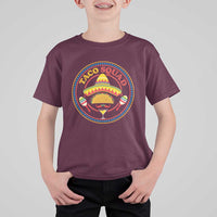 Taco Squad T Shirt For Kid Mexican Food Lovers Gift - Wonder Print Shop