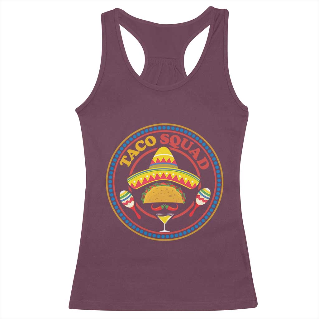 Taco Squad Racerback Tank Top Mexican Food Lovers Gift - Wonder Print Shop
