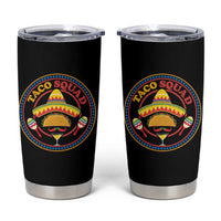 Taco Squad Tumbler Cup Mexican Food Lovers Gift