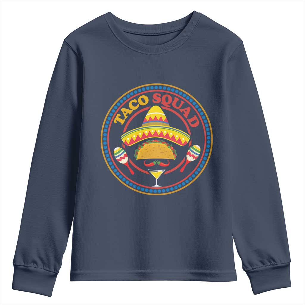 Taco Squad Youth Sweatshirt Mexican Food Lovers Gift - Wonder Print Shop