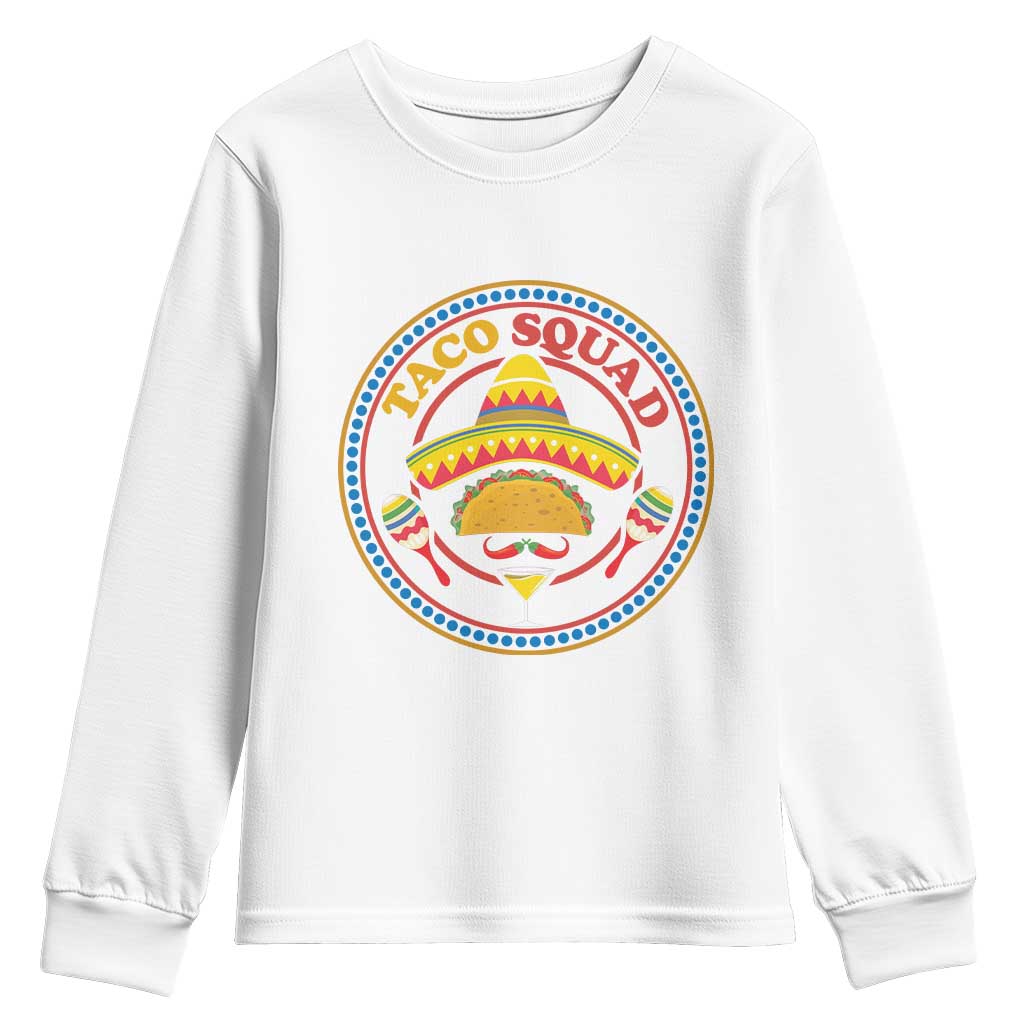 Taco Squad Youth Sweatshirt Mexican Food Lovers Gift - Wonder Print Shop