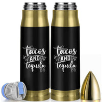 Tacos And Tequila Lover Bullet Tumbler Funny Humor Gift