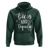 Tacos And Tequila Lover Hoodie Funny Humor Gift - Wonder Print Shop
