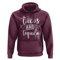 Tacos And Tequila Lover Hoodie Funny Humor Gift - Wonder Print Shop