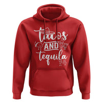 Tacos And Tequila Lover Hoodie Funny Humor Gift - Wonder Print Shop