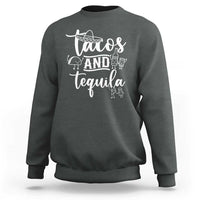 Tacos And Tequila Lover Sweatshirt Funny Humor Gift - Wonder Print Shop