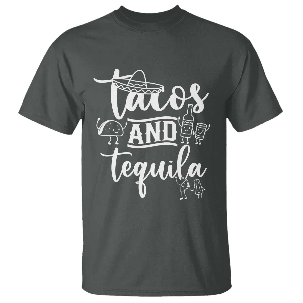 Tacos And Tequila Lover T Shirt Funny Humor Gift - Wonder Print Shop