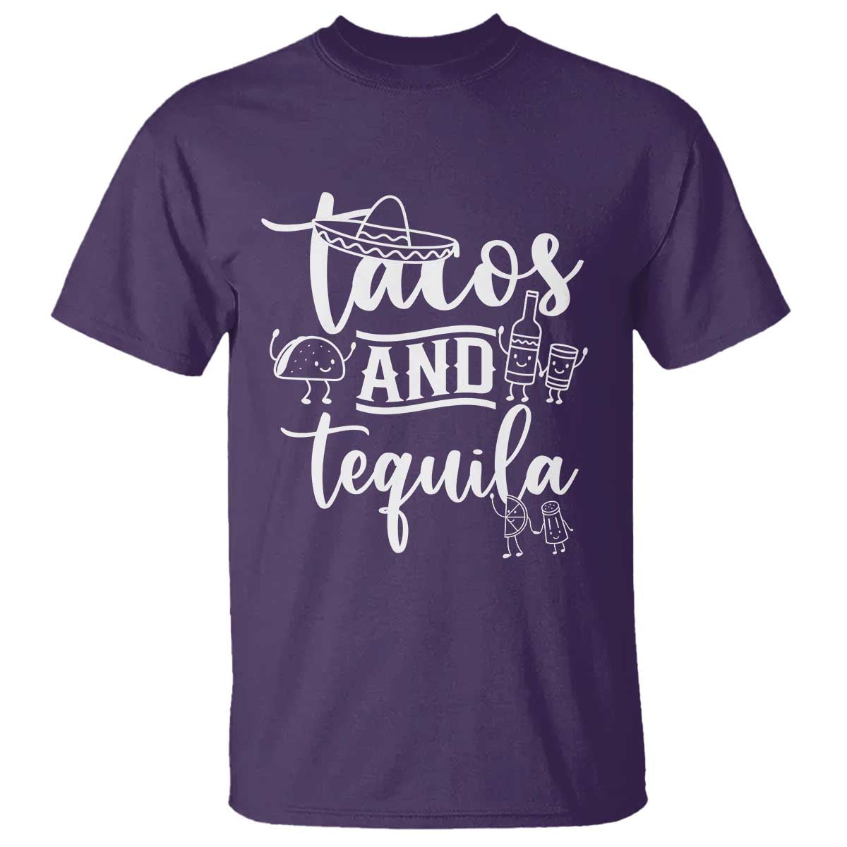 Tacos And Tequila Lover T Shirt Funny Humor Gift - Wonder Print Shop