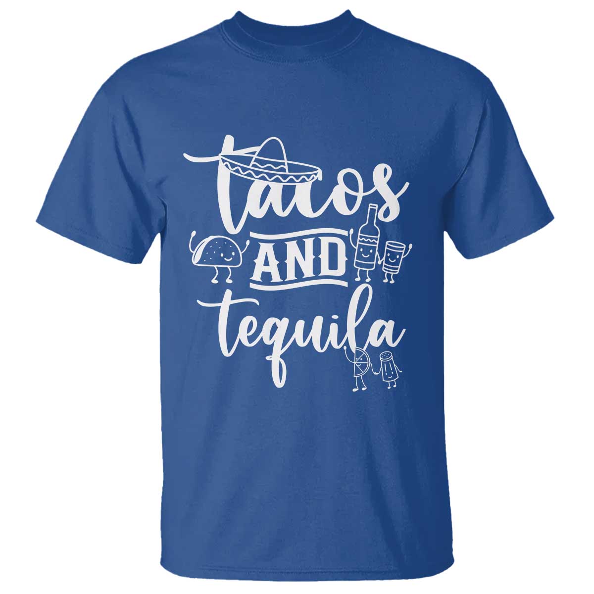 Tacos And Tequila Lover T Shirt Funny Humor Gift - Wonder Print Shop