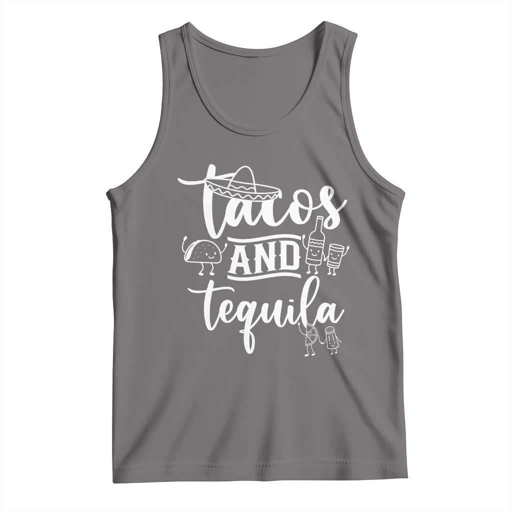 Tacos And Tequila Lover Tank Top Funny Humor Gift - Wonder Print Shop