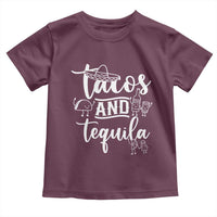 Tacos And Tequila Lover Toddler T Shirt Funny Humor Gift - Wonder Print Shop