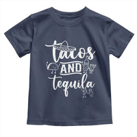 Tacos And Tequila Lover Toddler T Shirt Funny Humor Gift - Wonder Print Shop
