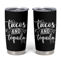 Tacos And Tequila Lover Tumbler Cup Funny Humor Gift