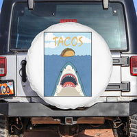 Funny Tacos Lover Spare Tire Cover Shark Attack Humor Gift - Wonder Print Shop