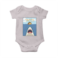 Funny Tacos Lover Baby Onesie Shark Attack Humor Gift - Wonder Print Shop