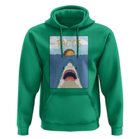 Funny Tacos Lover Hoodie Shark Attack Humor Gift - Wonder Print Shop