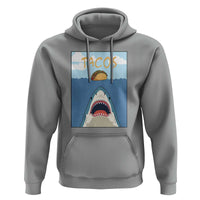 Funny Tacos Lover Hoodie Shark Attack Humor Gift - Wonder Print Shop