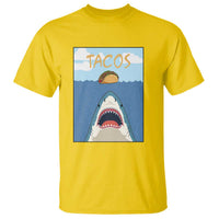 Funny Tacos Lover T Shirt Shark Attack Humor Gift - Wonder Print Shop