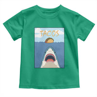 Funny Tacos Lover Toddler T Shirt Shark Attack Humor Gift - Wonder Print Shop