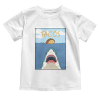 Funny Tacos Lover Toddler T Shirt Shark Attack Humor Gift - Wonder Print Shop
