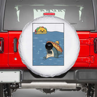 Tacos Lover Spare Tire Cover Funny Shark Humor Foodie Gift - Wonder Print Shop