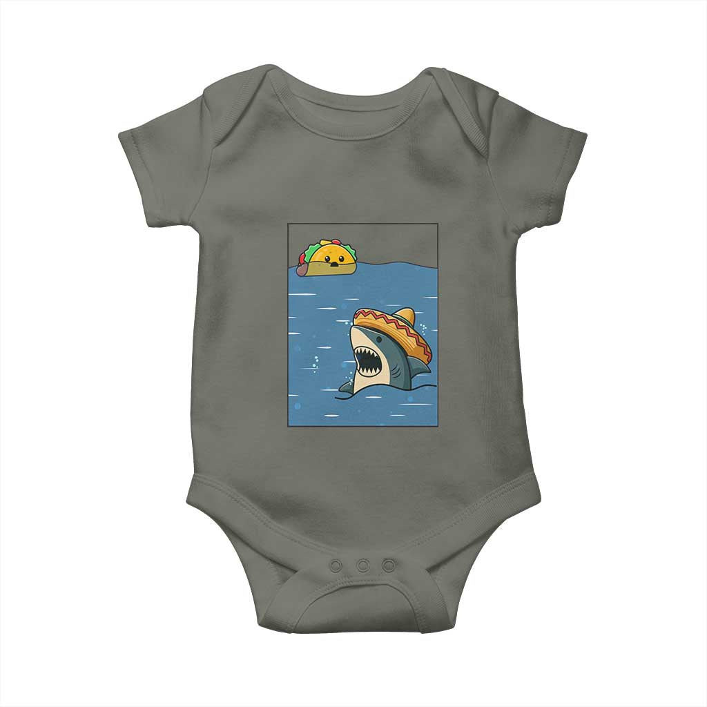 Tacos Lover Baby Onesie Funny Shark Humor Foodie Gift - Wonder Print Shop
