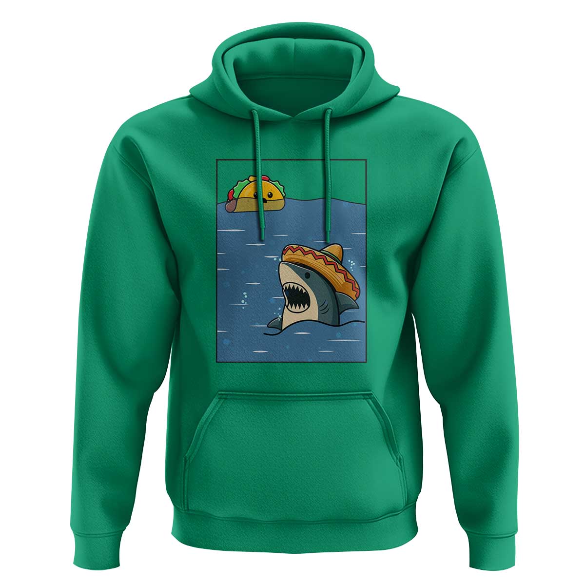 Tacos Lover Hoodie Funny Shark Humor Foodie Gift - Wonder Print Shop
