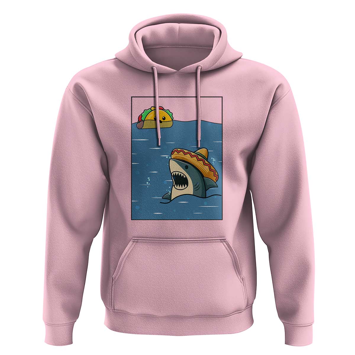 Tacos Lover Hoodie Funny Shark Humor Foodie Gift - Wonder Print Shop