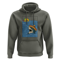 Tacos Lover Hoodie Funny Shark Humor Foodie Gift - Wonder Print Shop