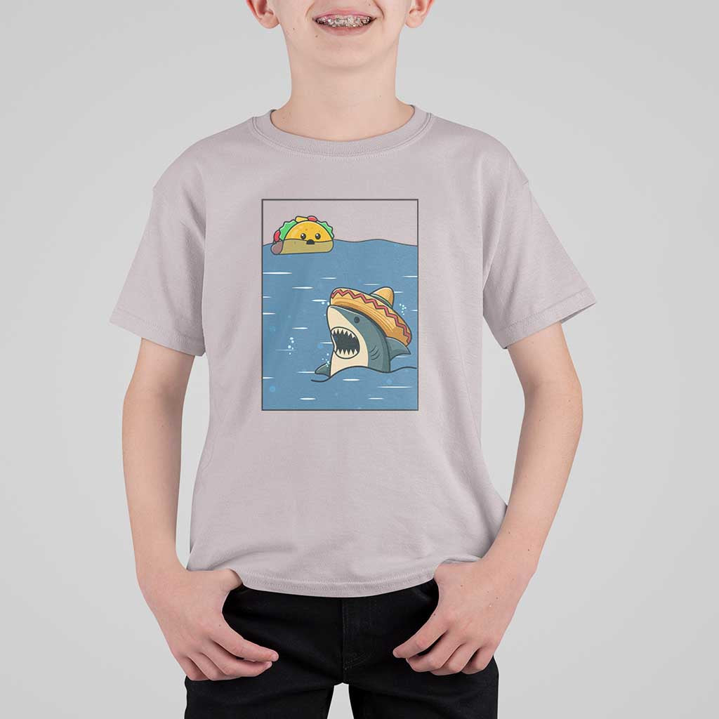 Tacos Lover T Shirt For Kid Funny Shark Humor Foodie Gift - Wonder Print Shop