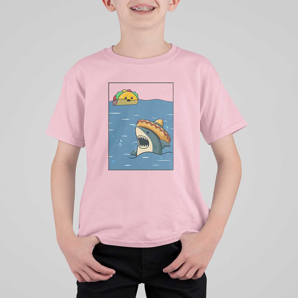 Tacos Lover T Shirt For Kid Funny Shark Humor Foodie Gift - Wonder Print Shop