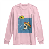 Tacos Lover Long Sleeve Shirt Funny Shark Humor Foodie Gift - Wonder Print Shop