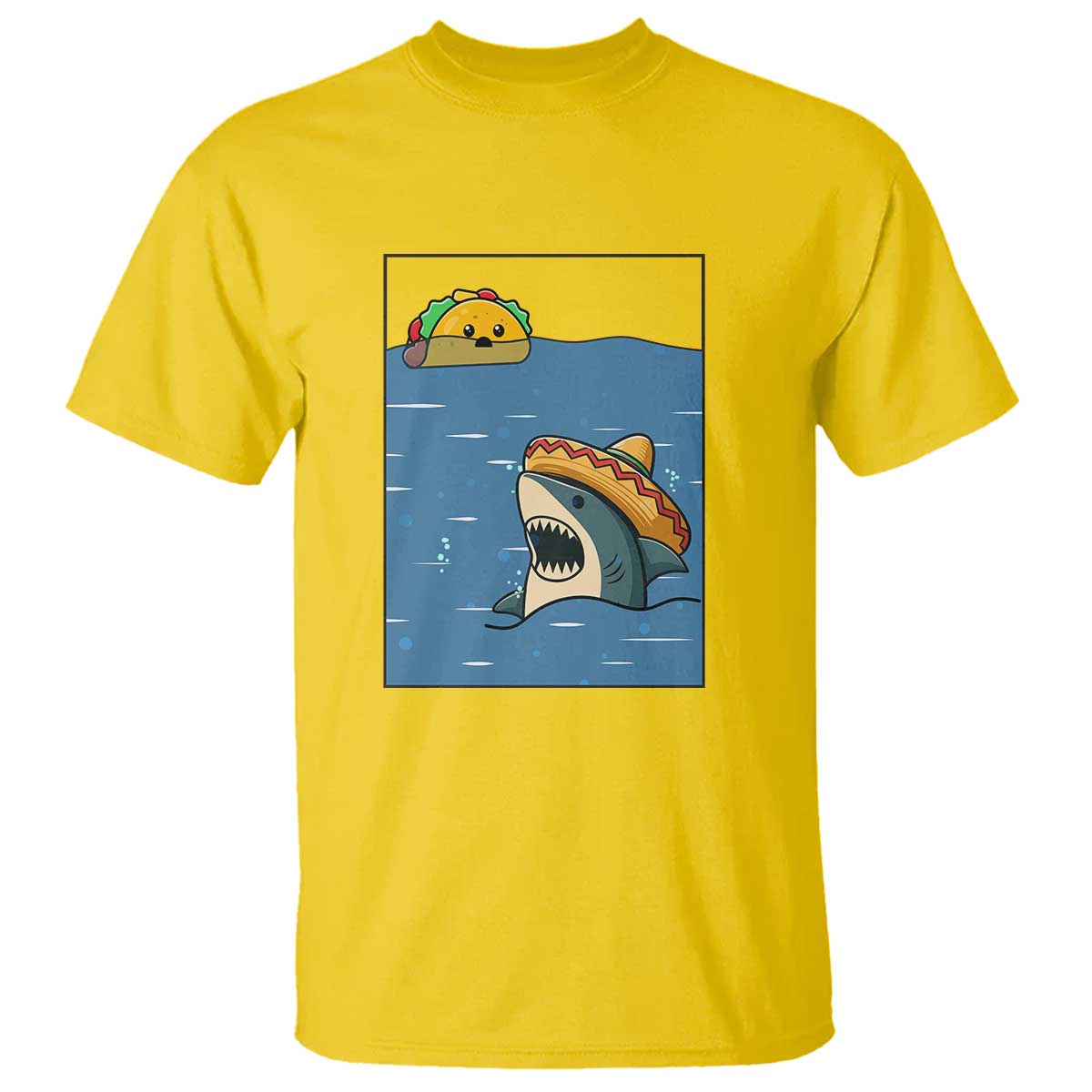 Tacos Lover T Shirt Funny Shark Humor Foodie Gift - Wonder Print Shop