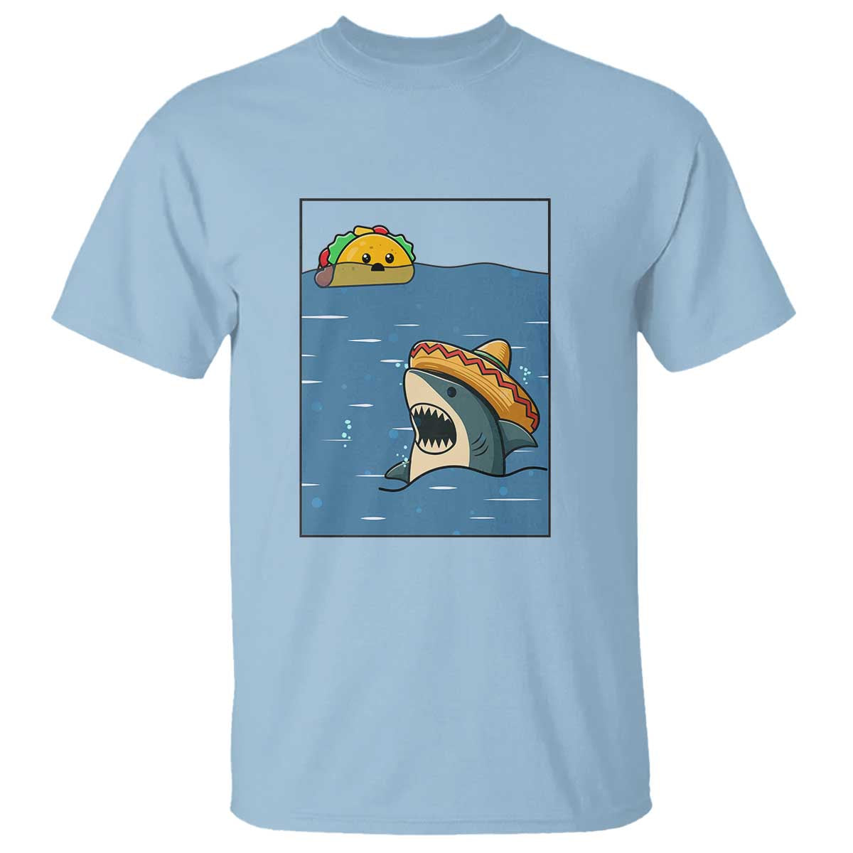 Tacos Lover T Shirt Funny Shark Humor Foodie Gift - Wonder Print Shop