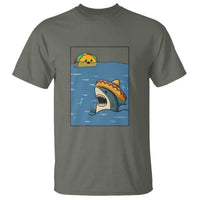 Tacos Lover T Shirt Funny Shark Humor Foodie Gift - Wonder Print Shop