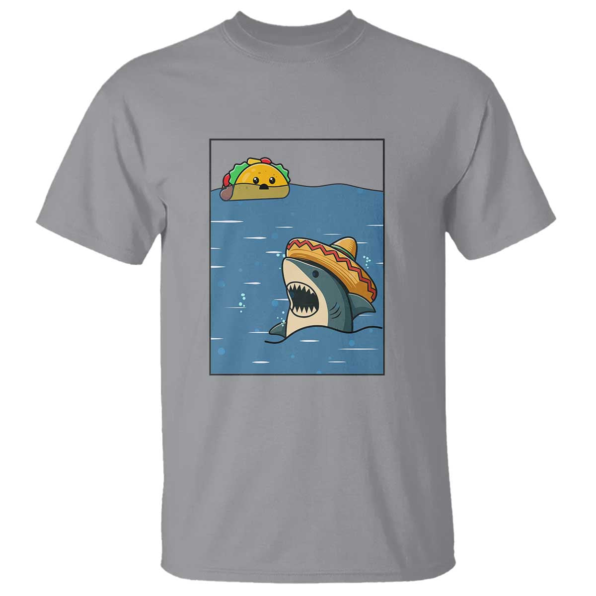 Tacos Lover T Shirt Funny Shark Humor Foodie Gift - Wonder Print Shop